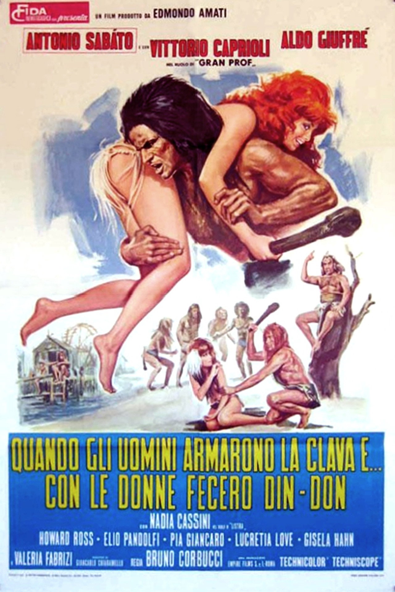 Quando gli uomini armarono la clava e... con le donne fecero din-don filmaffisch