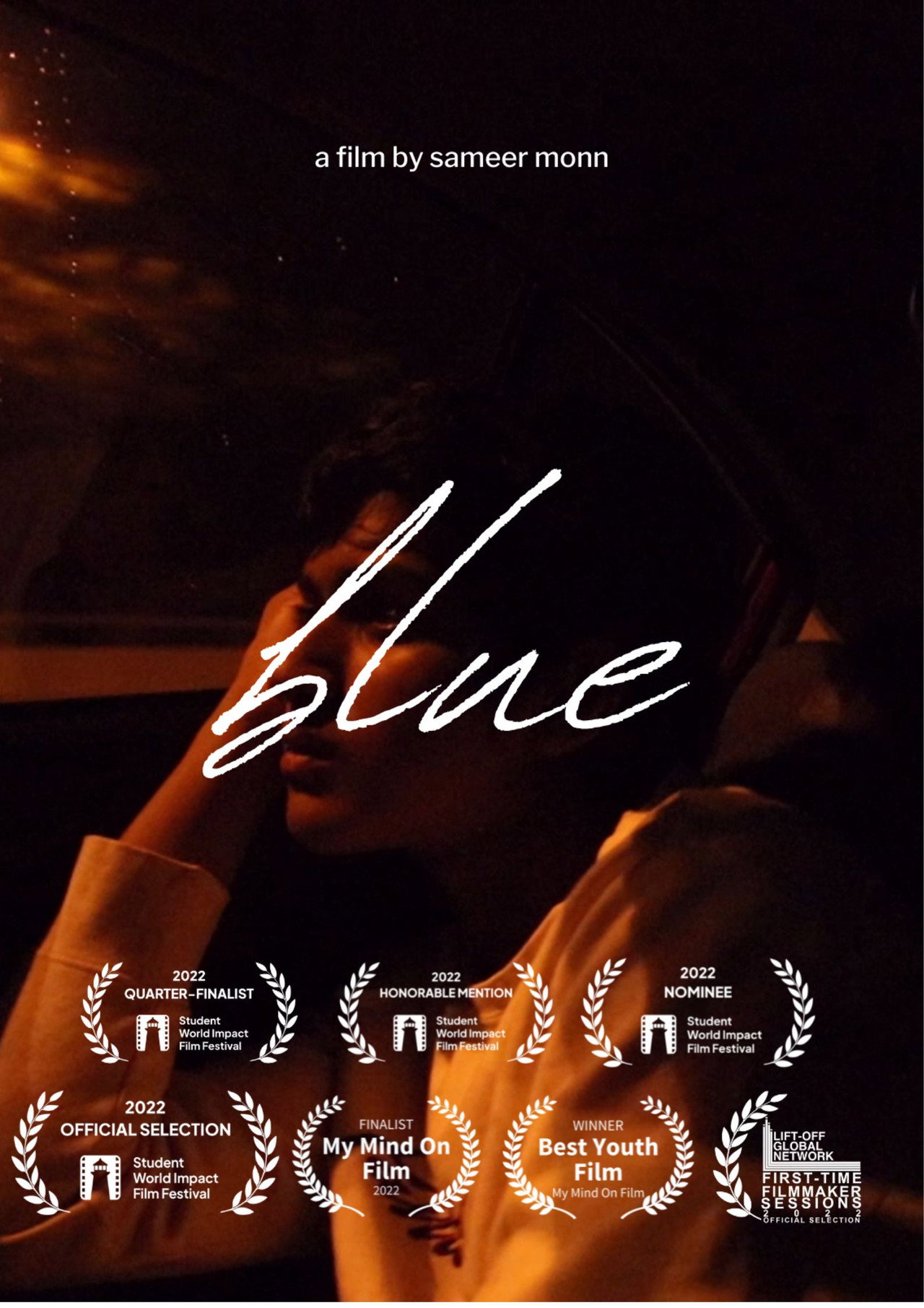 blue. poster