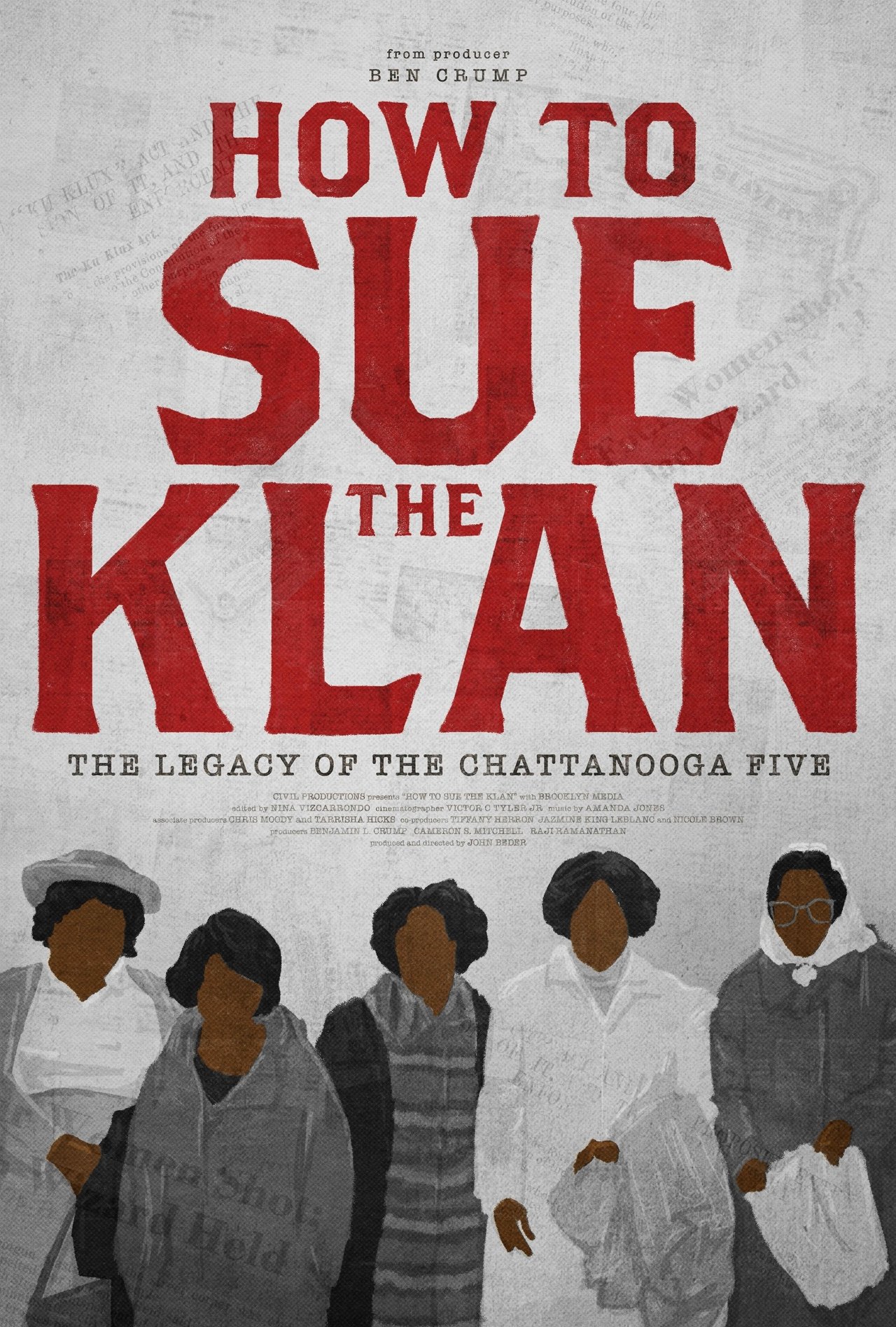 How to Sue the Klan poster