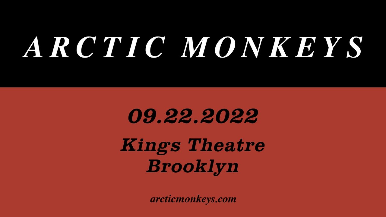 Arctic Monkeys Live at Kings Theatre
