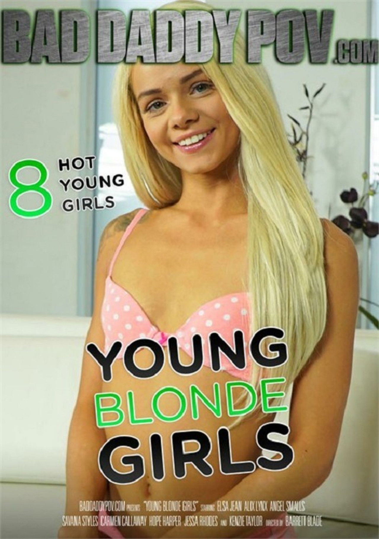 Young Blonde Girls Backdrop
