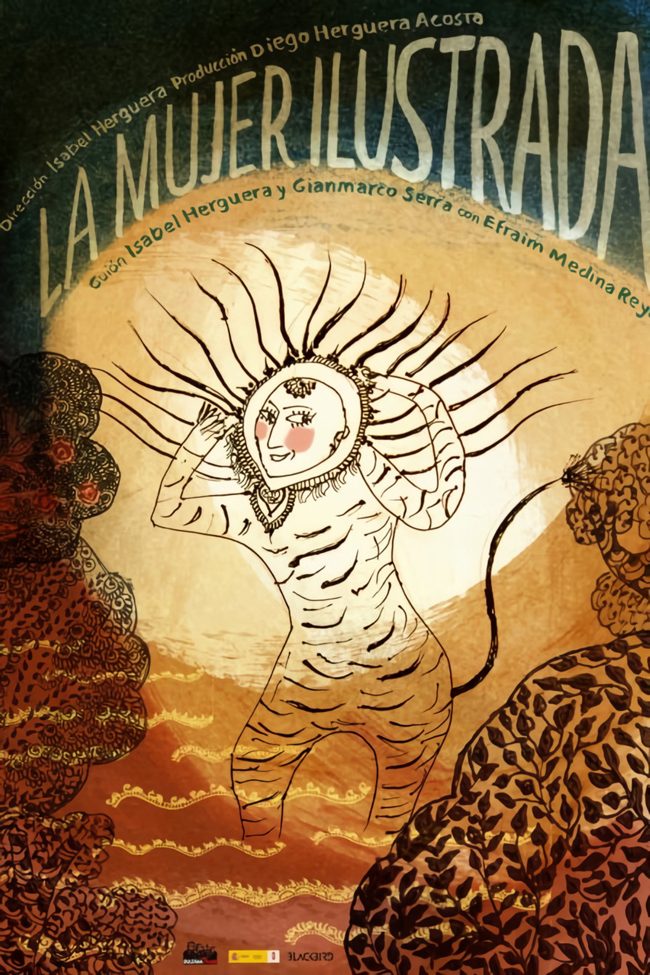 La mujer ilustrada filmaffisch