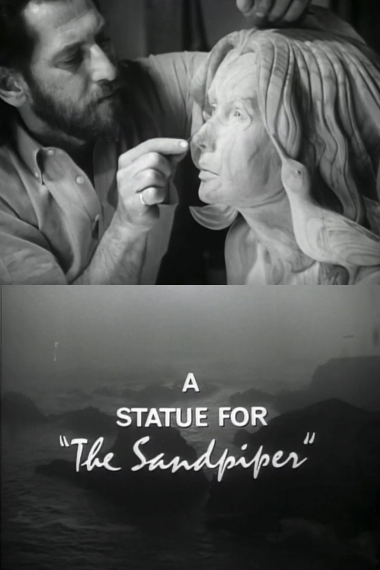 A Statue for "The Sandpiper" Backdrop