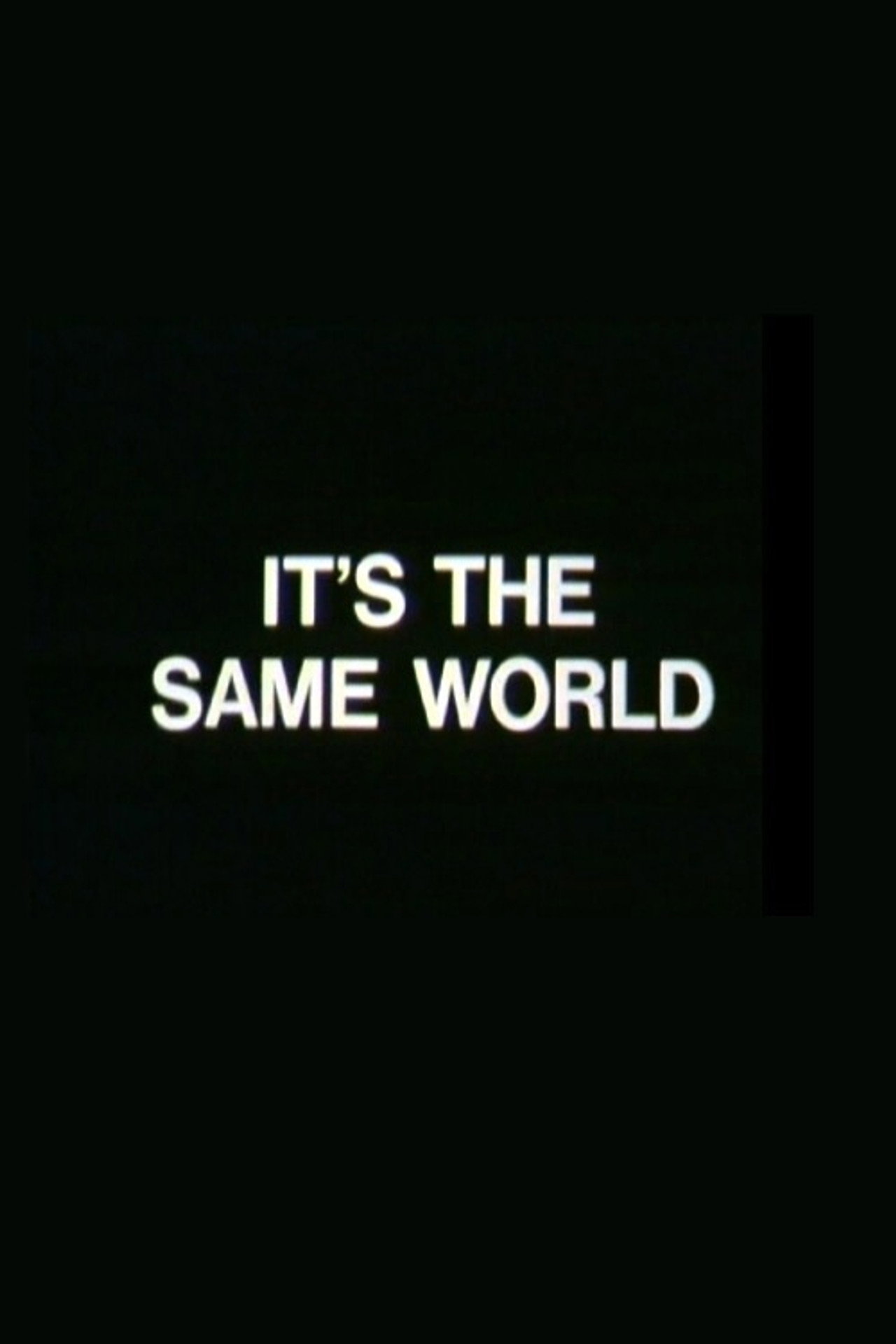 It's the Same World filmaffisch