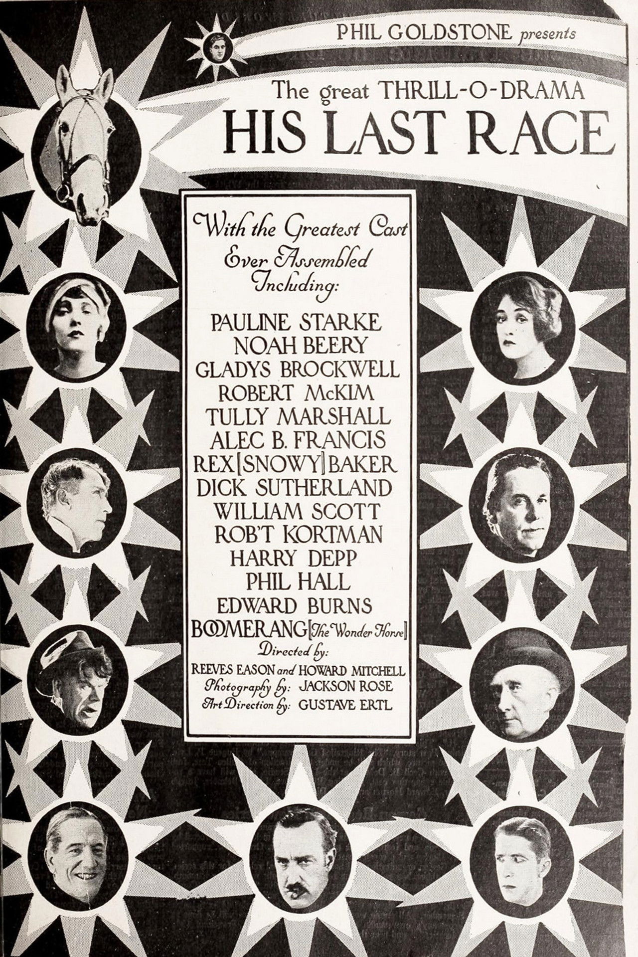 His Last Race poster