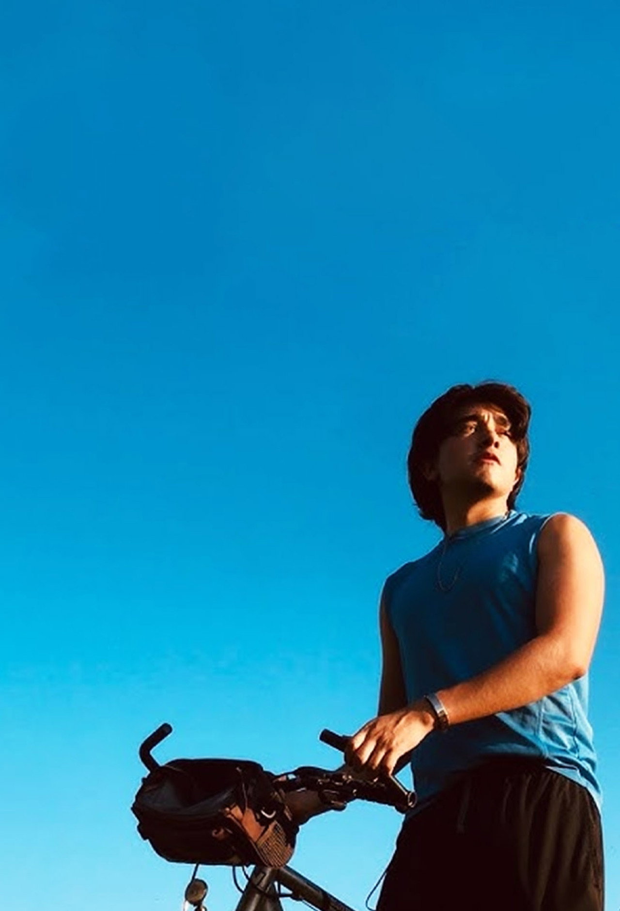 A blue day