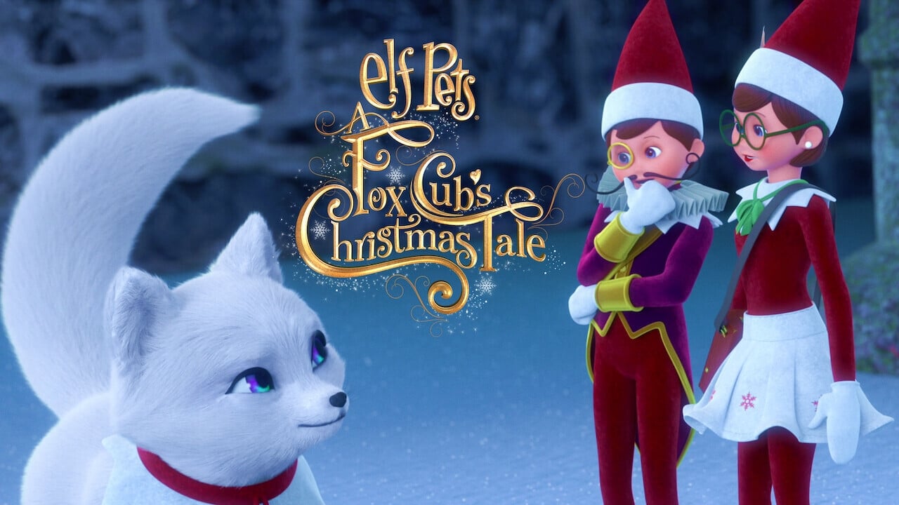 Elf Pets: A Fox Cubs Christmas Tale background