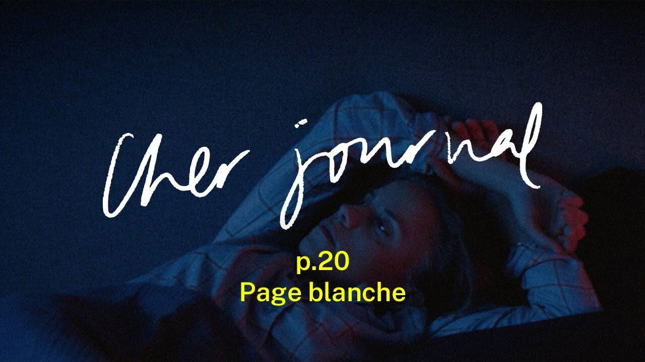 Cher Journal — Page blanche