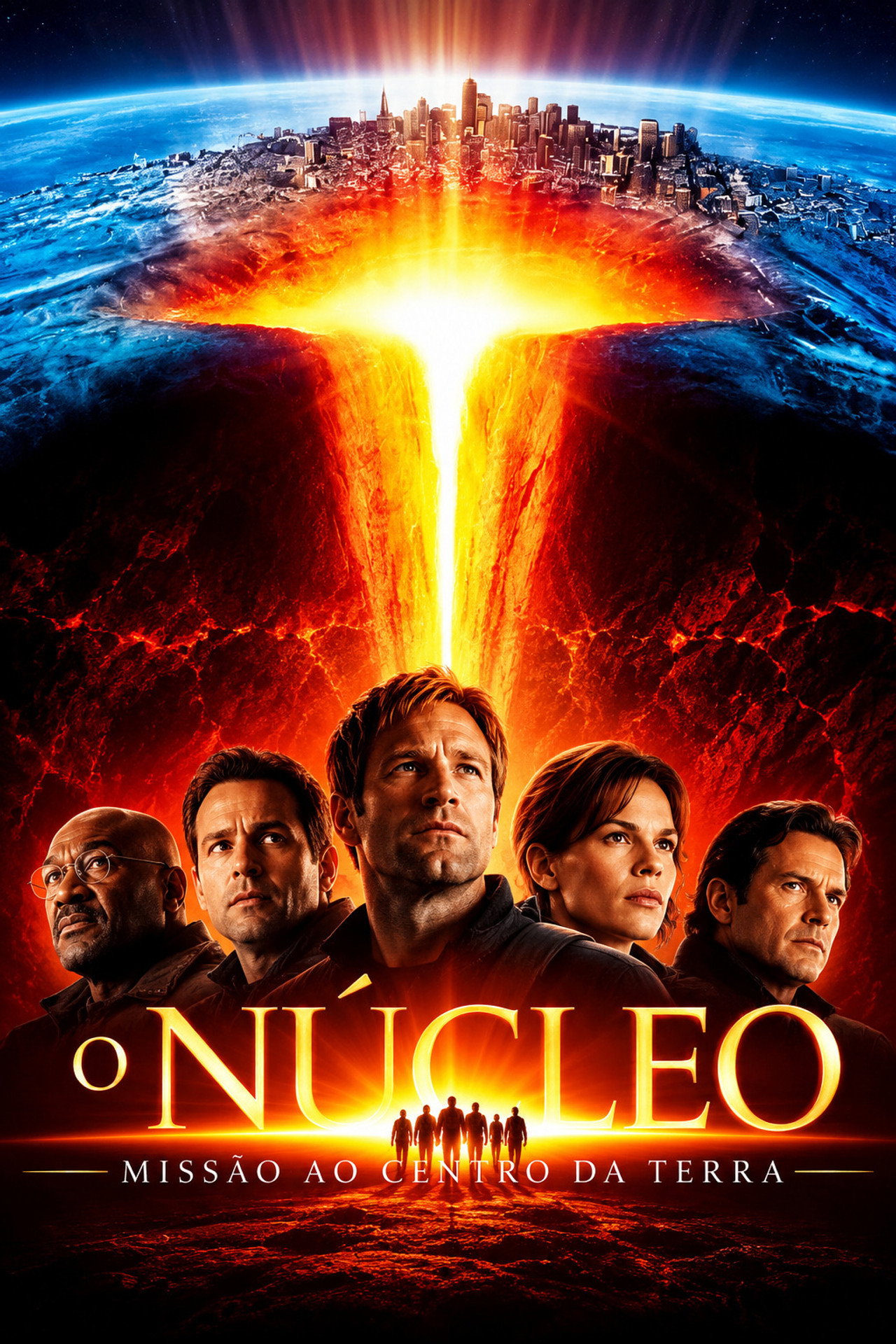 Pôster de O Núcleo: Missão ao Centro da Terra