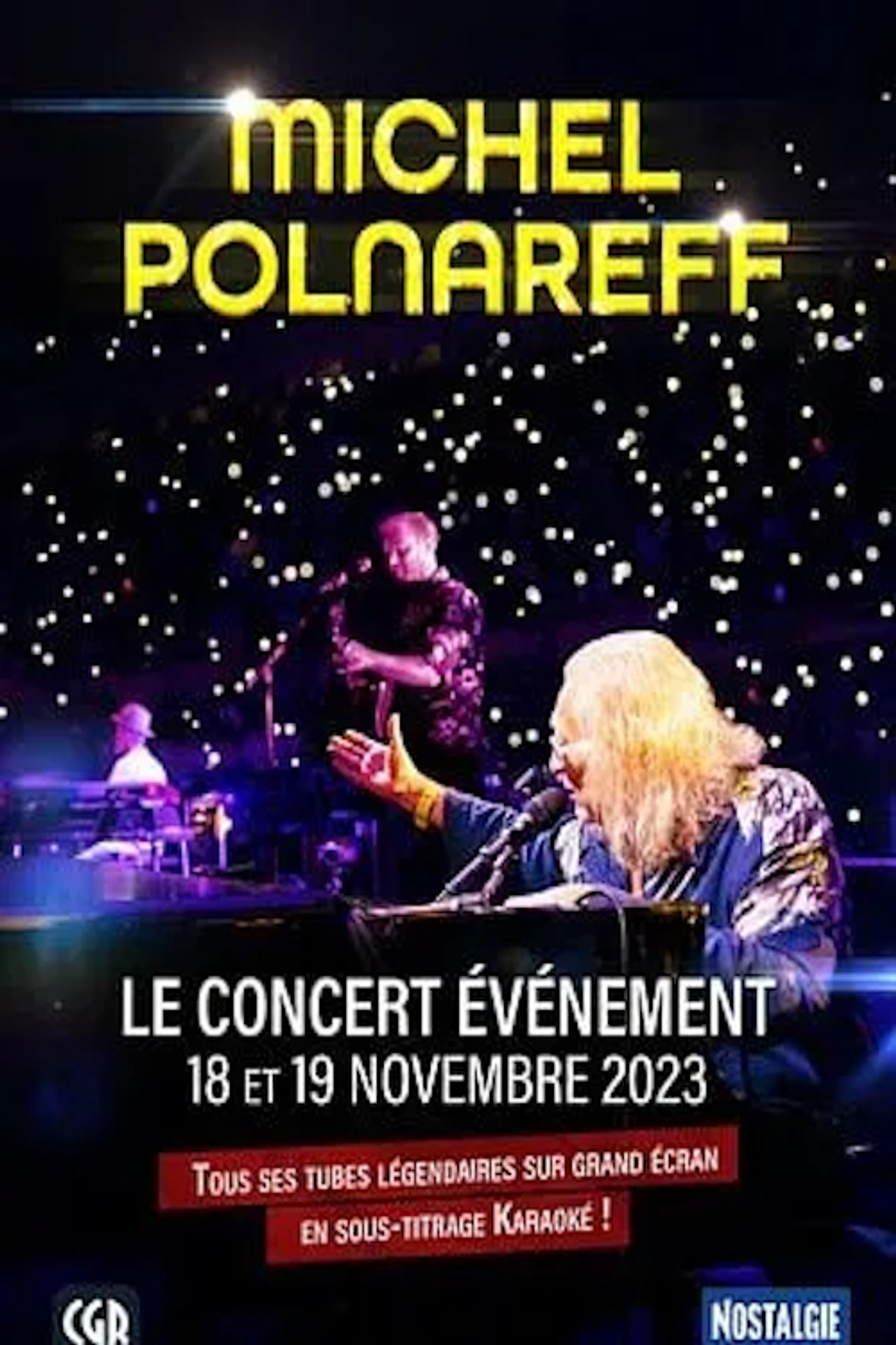 Michel Polnareff - Le concert evênement filmaffisch
