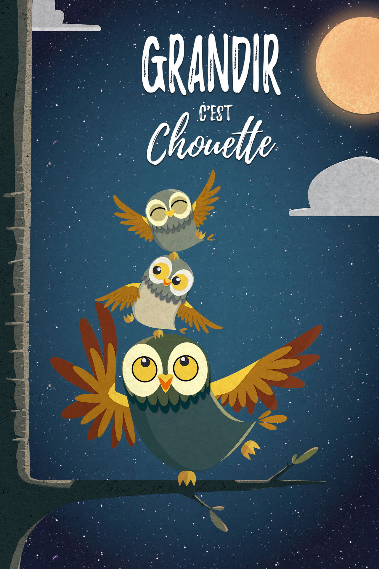 Grandir, c'est chouette Backdrop