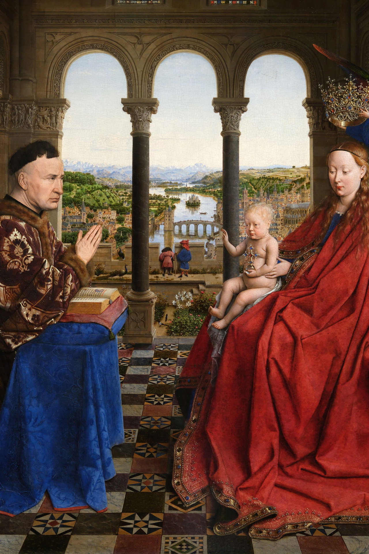 Van Eyck « Miracle dans la loggia »