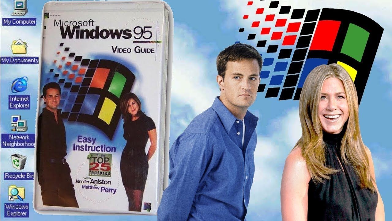 Scen från Microsoft Windows 95 Video Guide