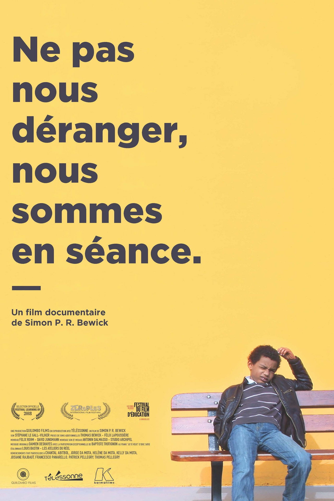 Ne pas nous déranger, nous sommes en séance filmaffisch