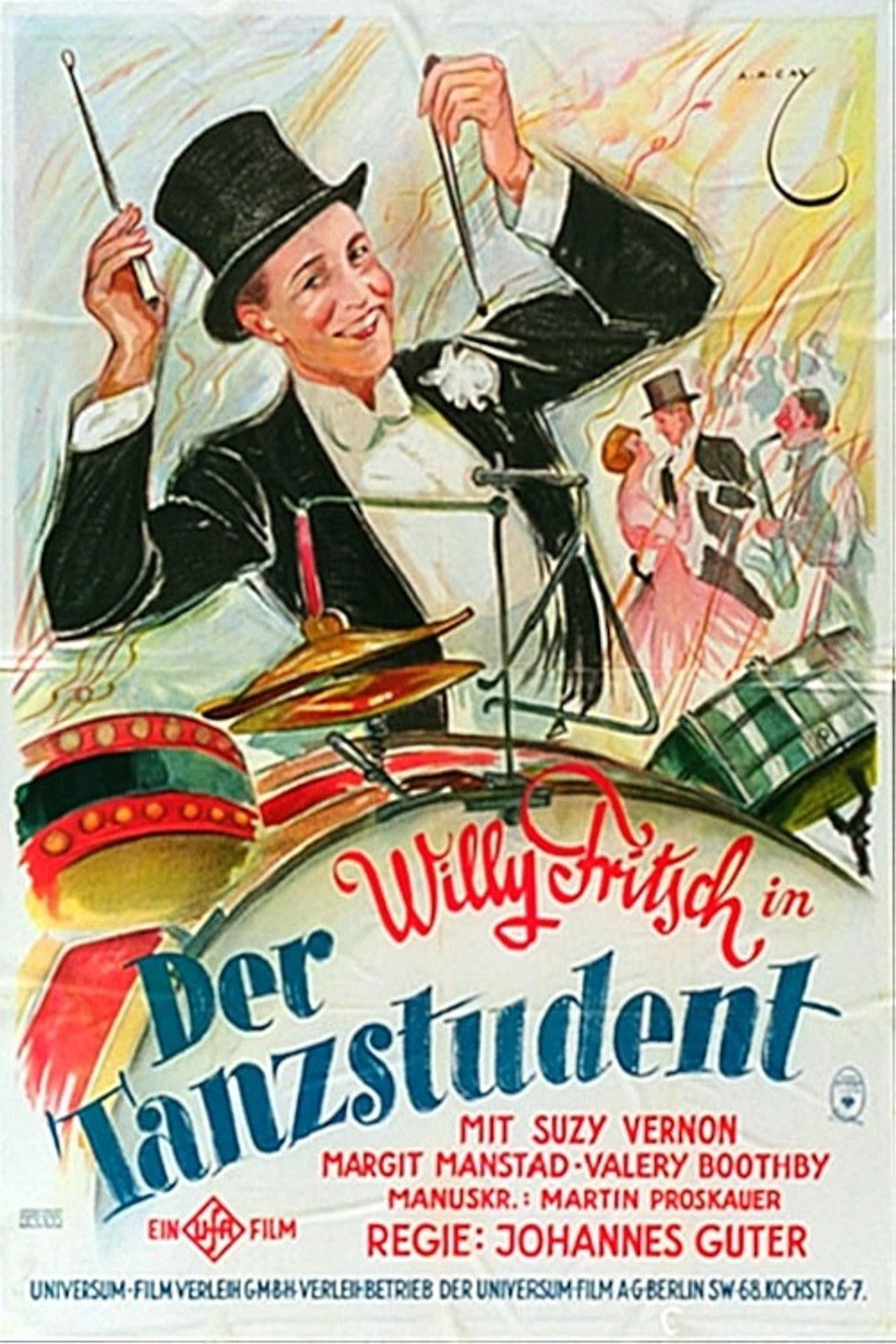 Der Tanzstudent Backdrop