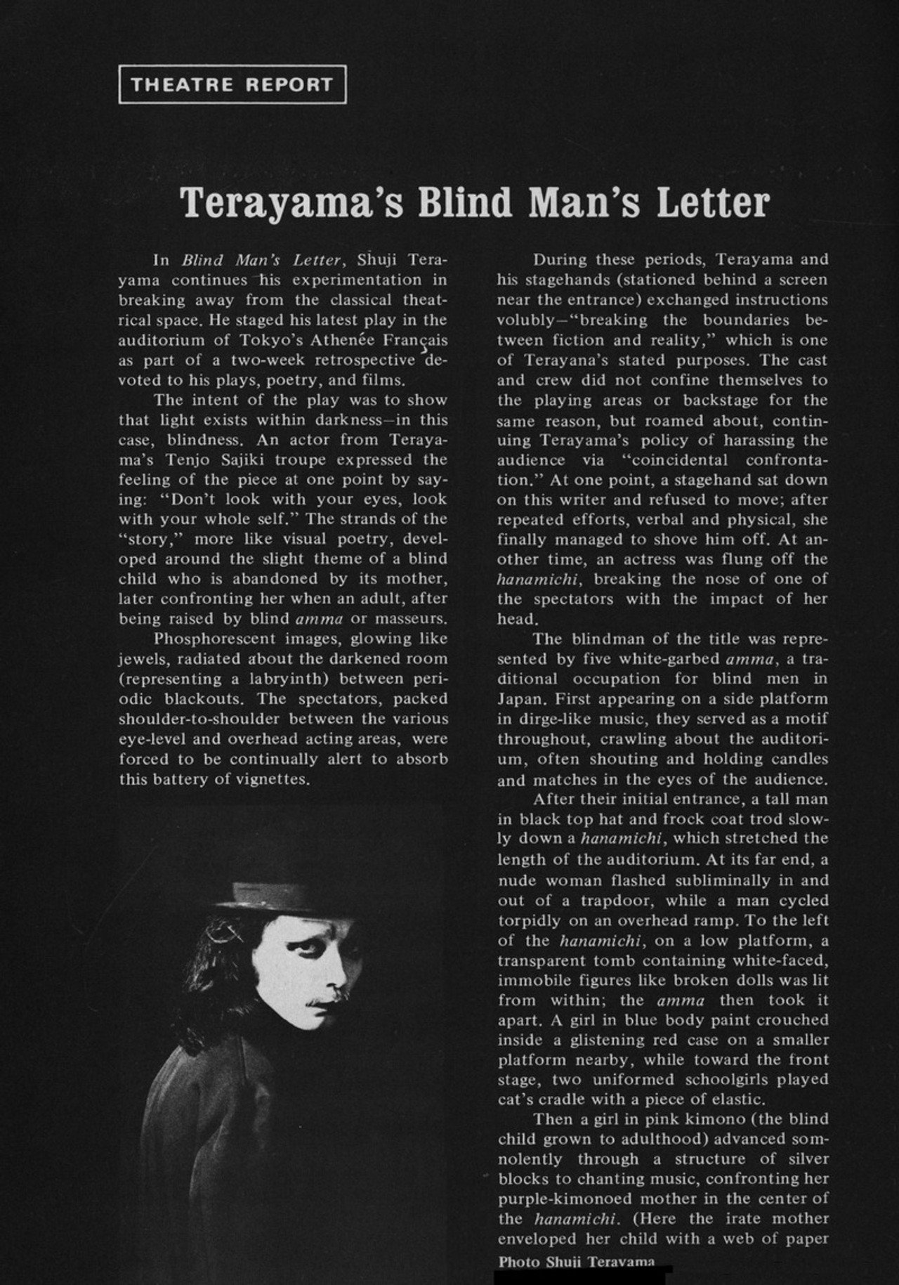 Blind Man's Letter