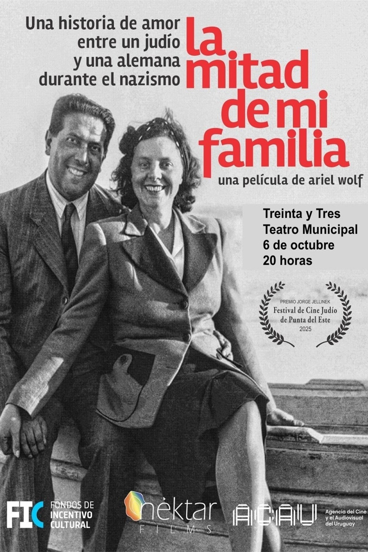 La mitad de mi familia filmaffisch
