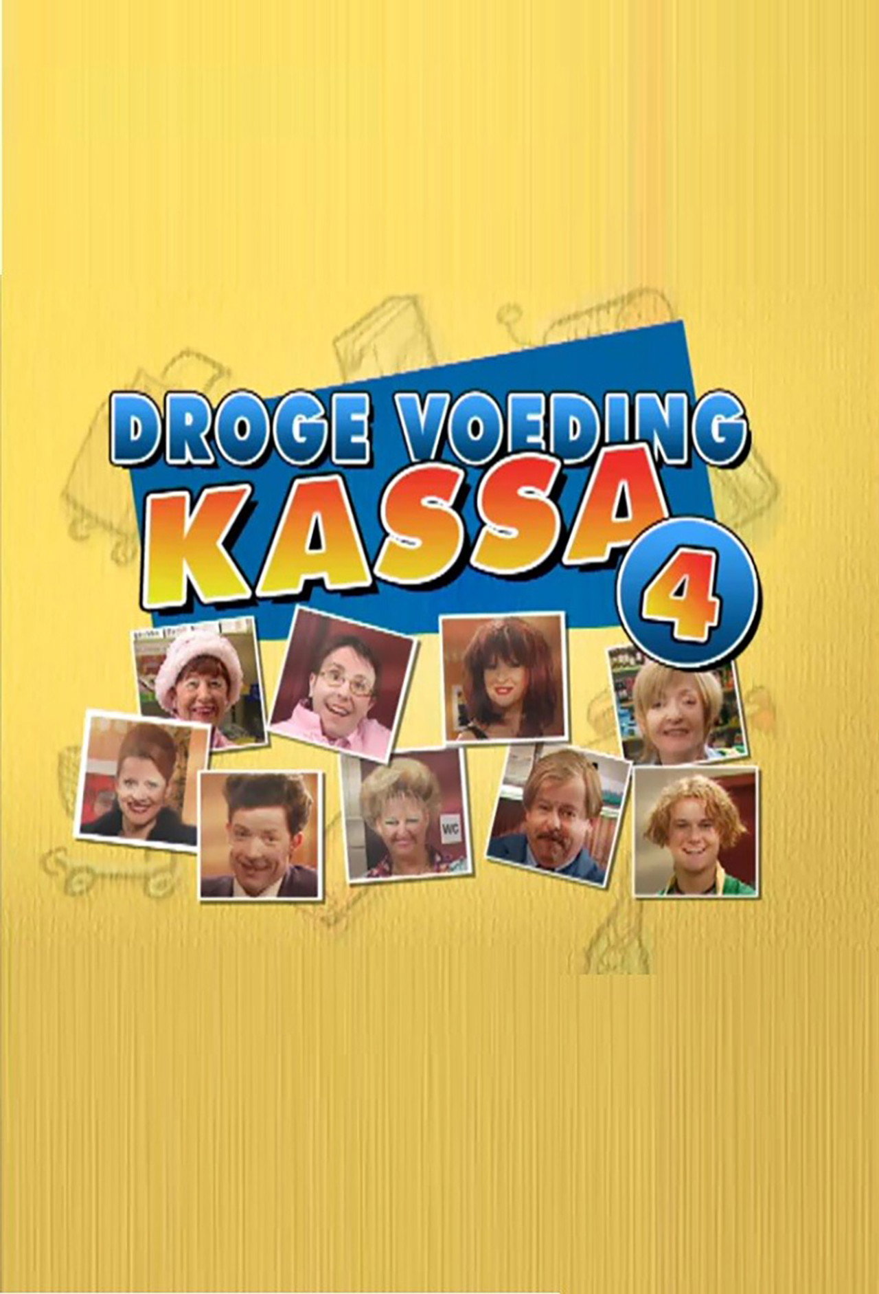 Droge voeding kassa 4 affisch