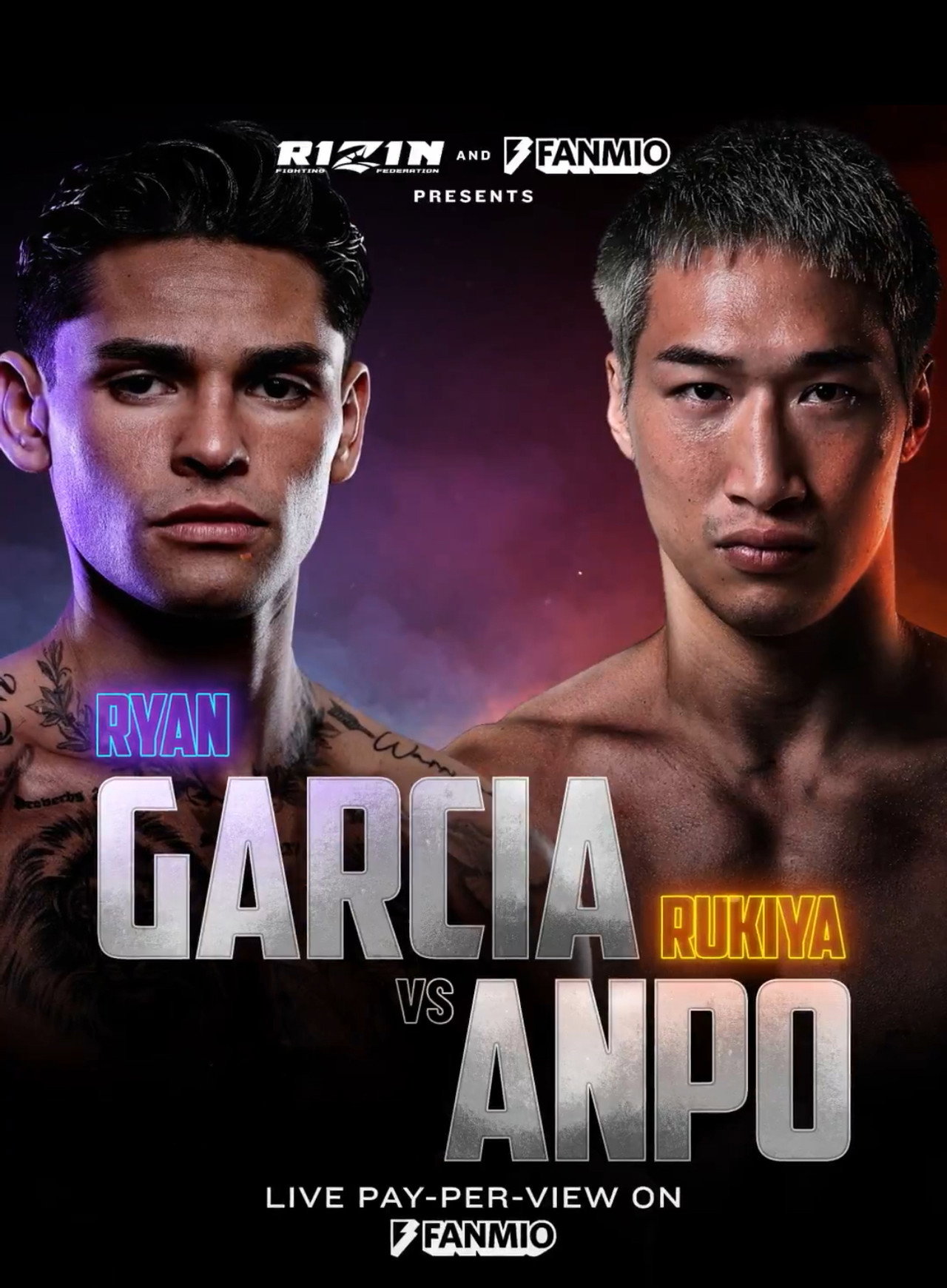 Ryan Garcia vs. Rukiya Anpo poster