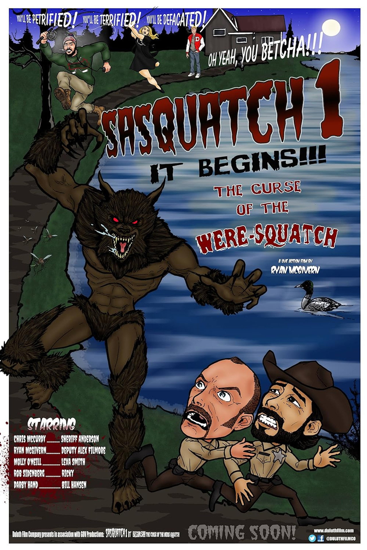 Sasquatch 1: It Begins; the Curse of the Were-squatch filmaffisch