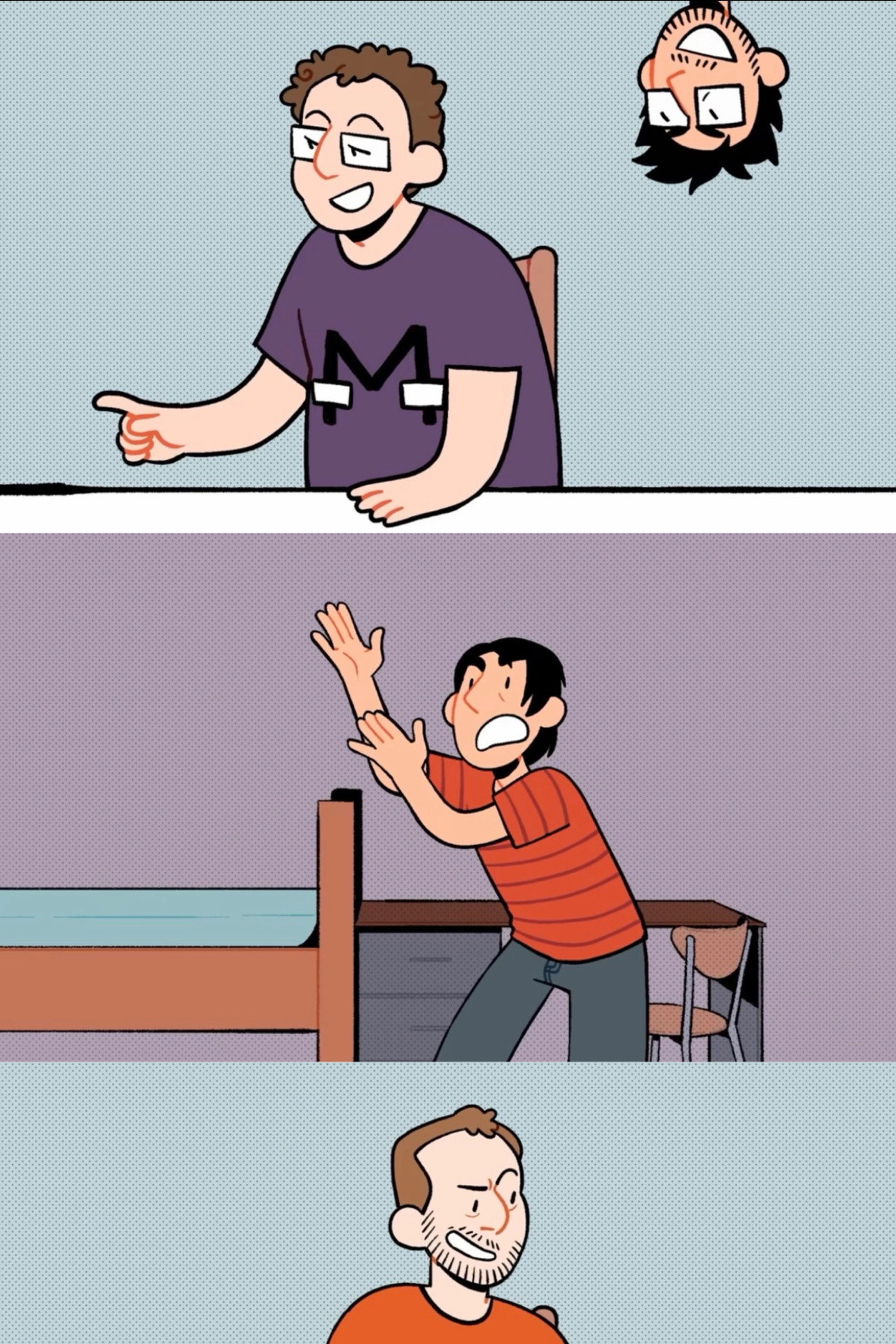 Mark and Bob Bunk Their Beds