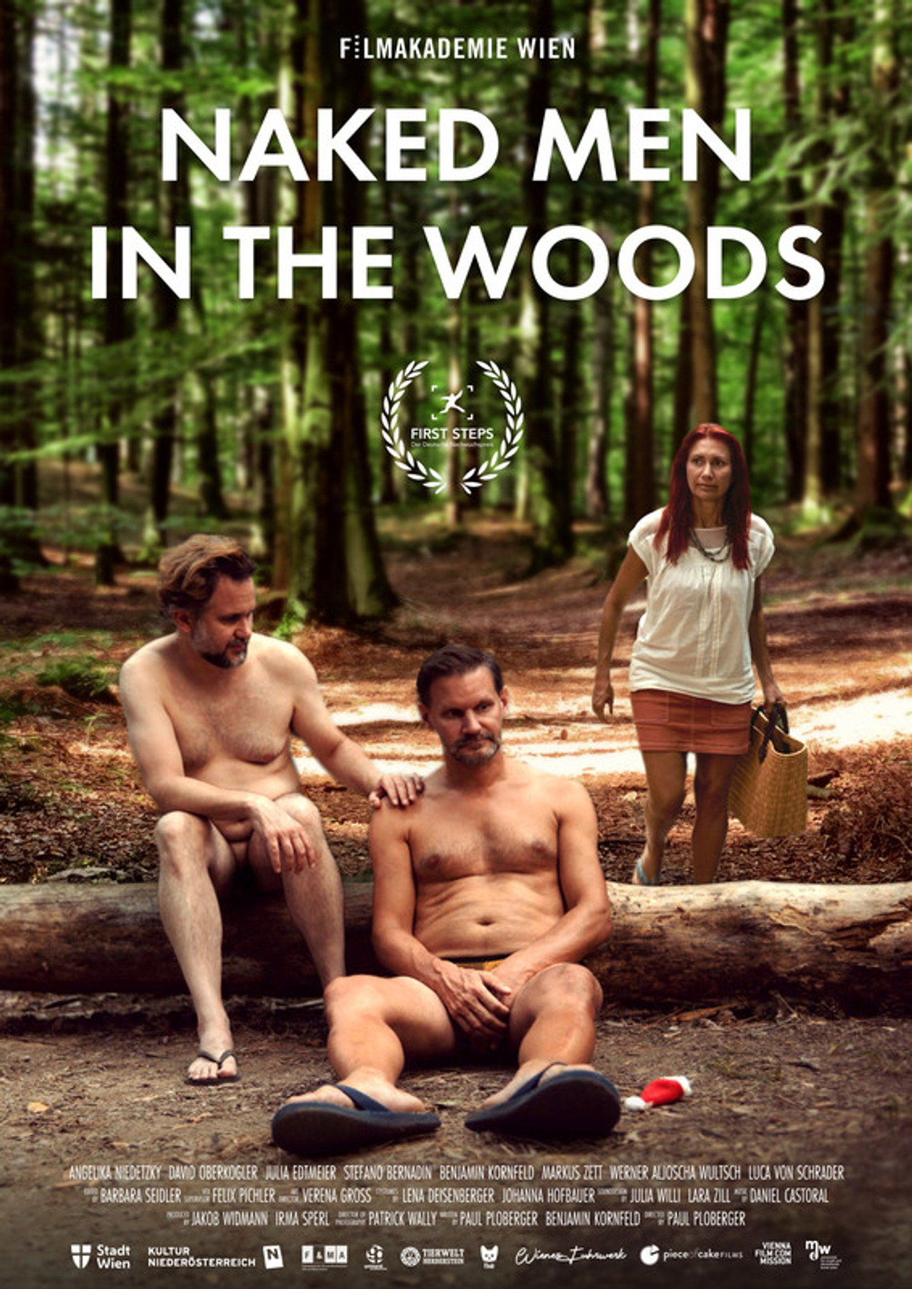 Nackte Männer im Wald filmaffisch