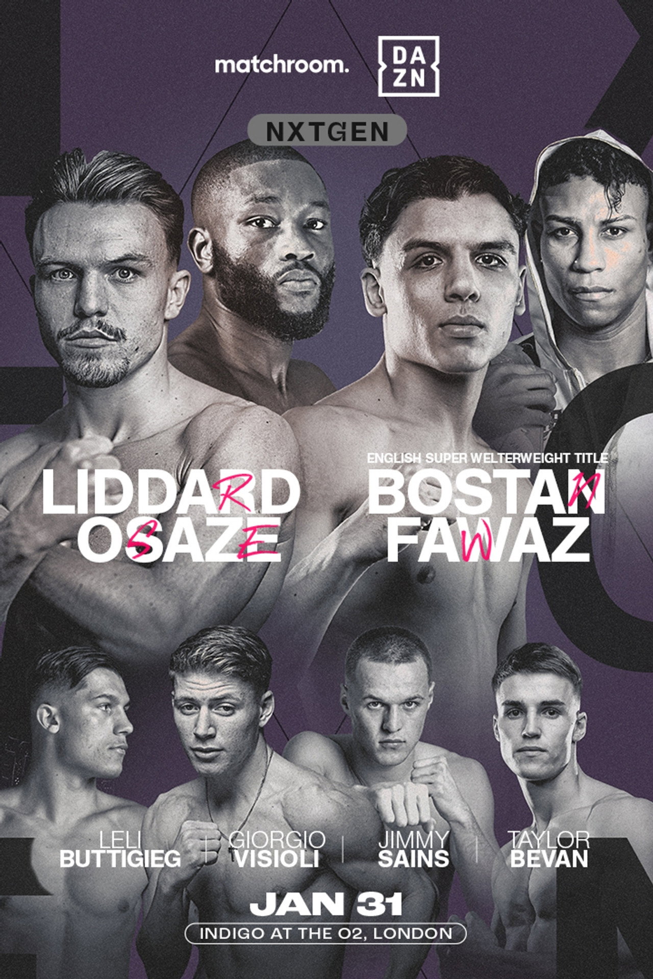 George Liddard vs. Derrick Osaze filmaffisch