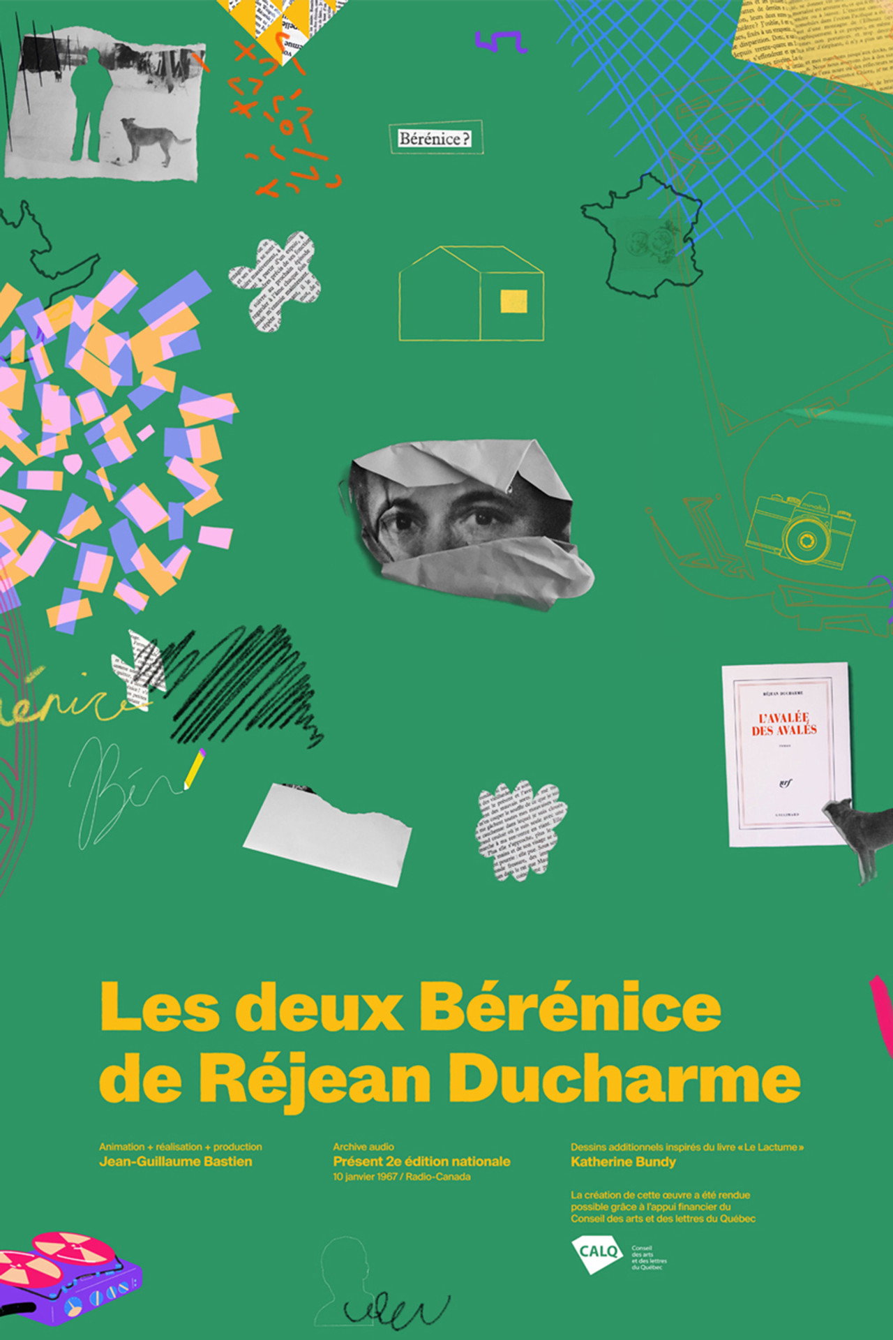 Les deux Bérénice de Réjean Ducharme filmaffisch