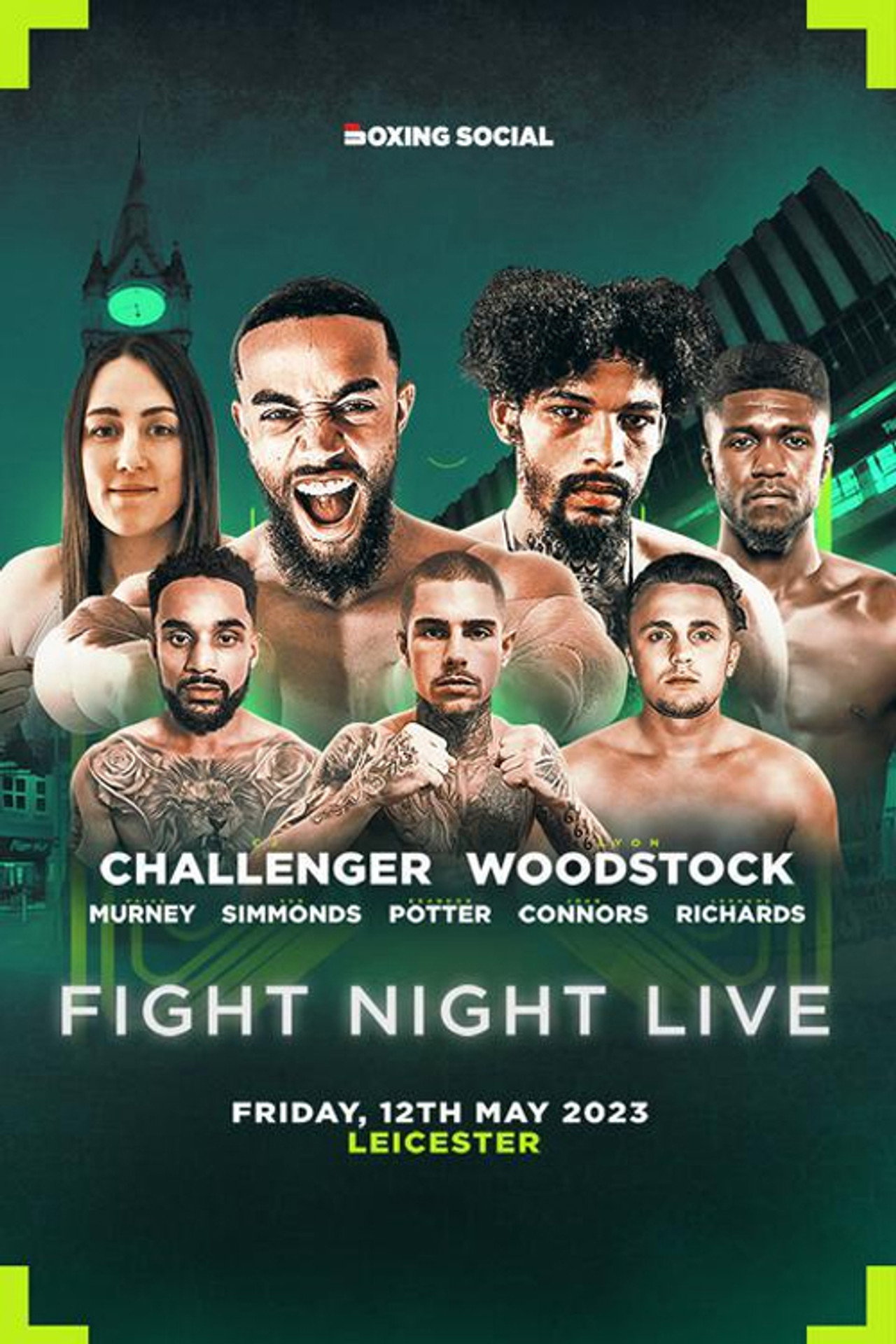 Boxing Social - Fight Night Live May 12th filmaffisch
