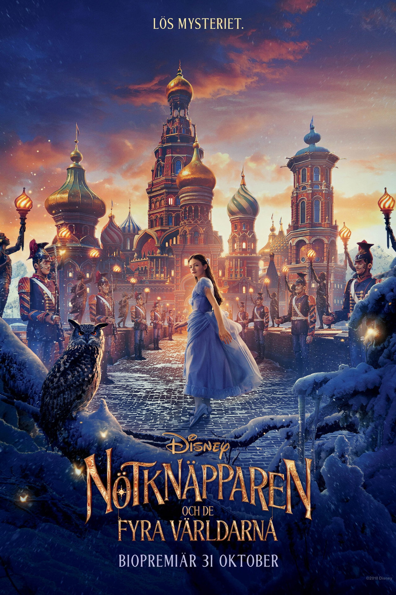 Nötknäpparen och de fyra världarna filmaffisch