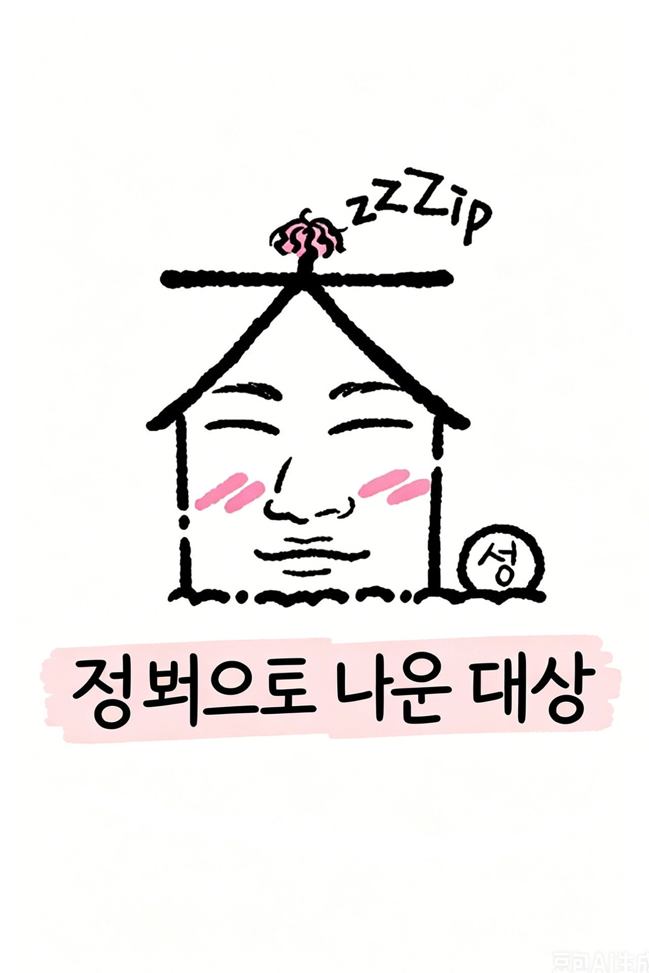 집 밖으로 나온 대성 affisch