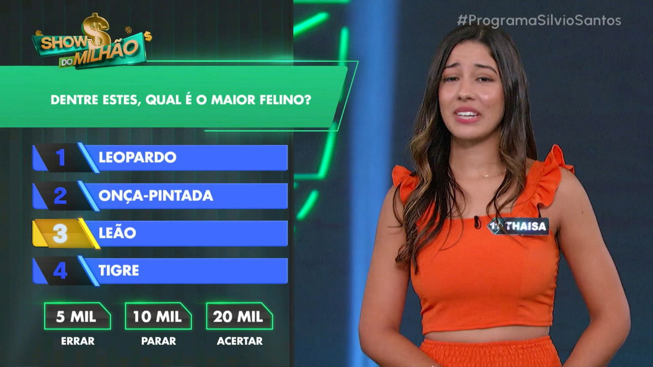 Show do Milhão — Épisode 12