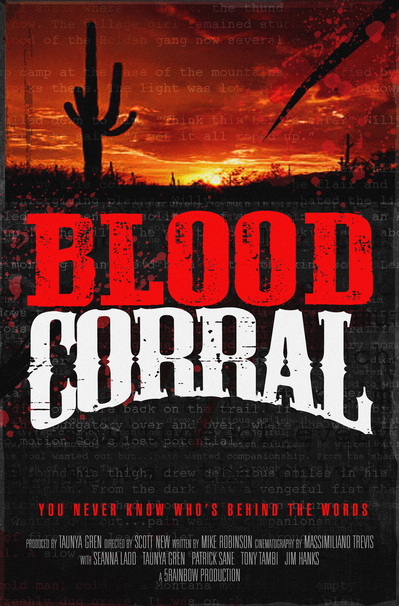 Blood Corral Backdrop