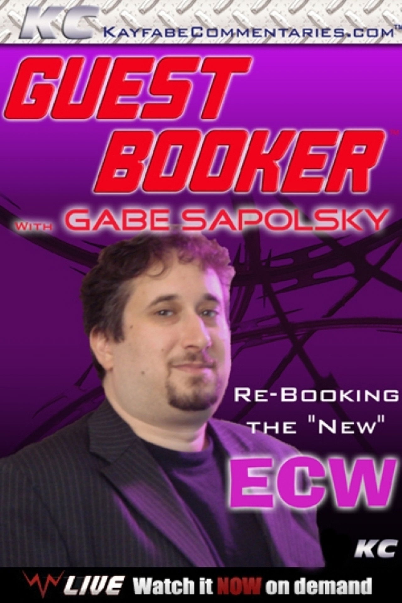 Guest Booker with Gabe Sapolsky Backdrop