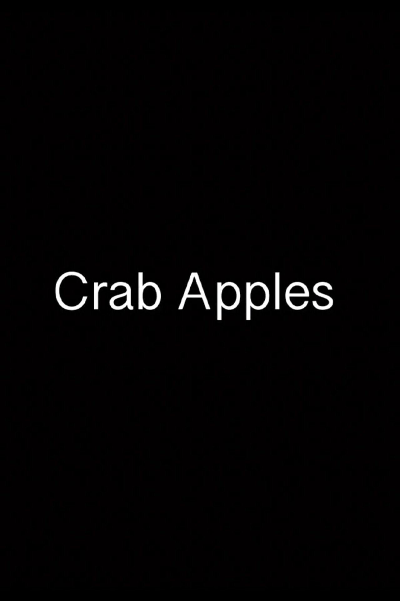 Crab Apples filmaffisch
