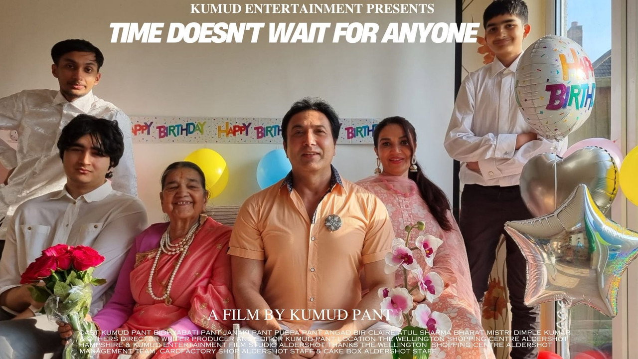 Time doesn't wait for anyone backdrop