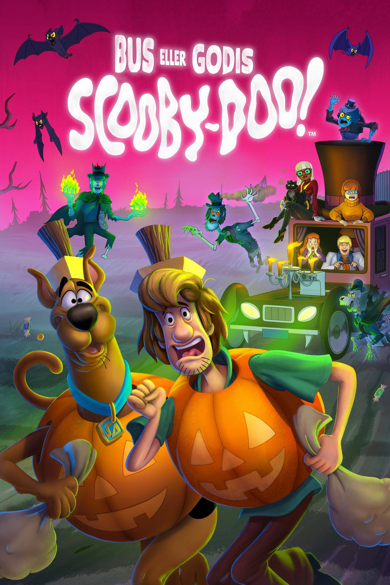 Bus eller Godis Scooby-Doo! filmaffisch
