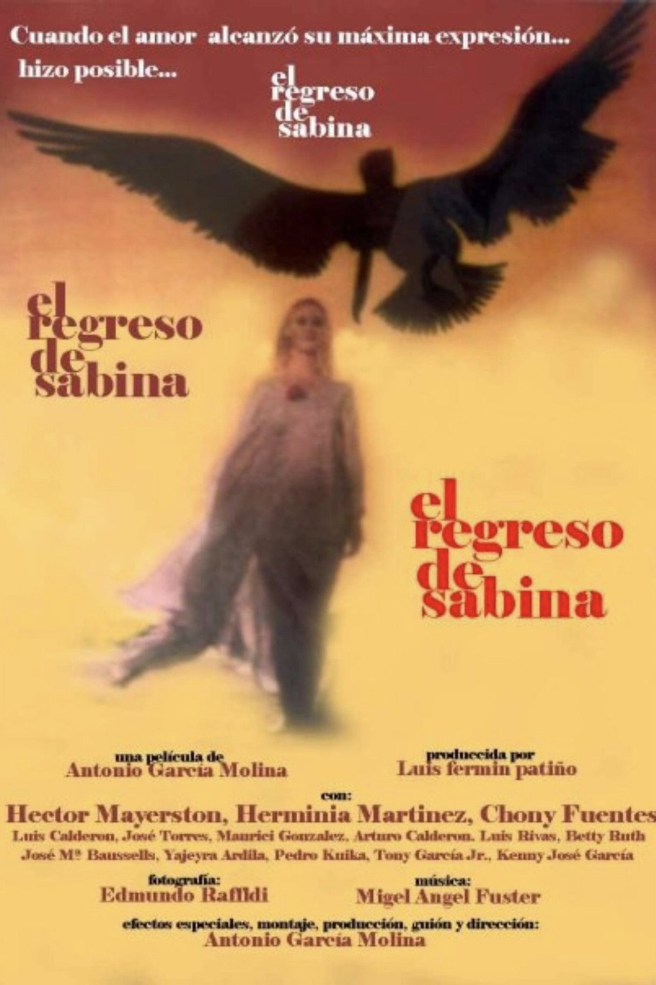 El regreso de Sabina filmaffisch