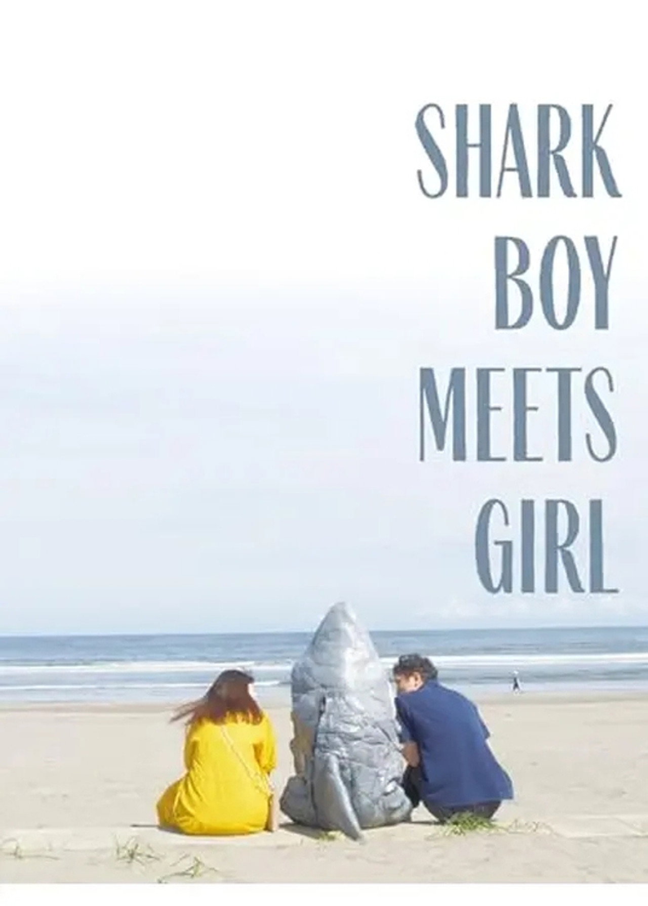Shark Boy Meets Girl Backdrop