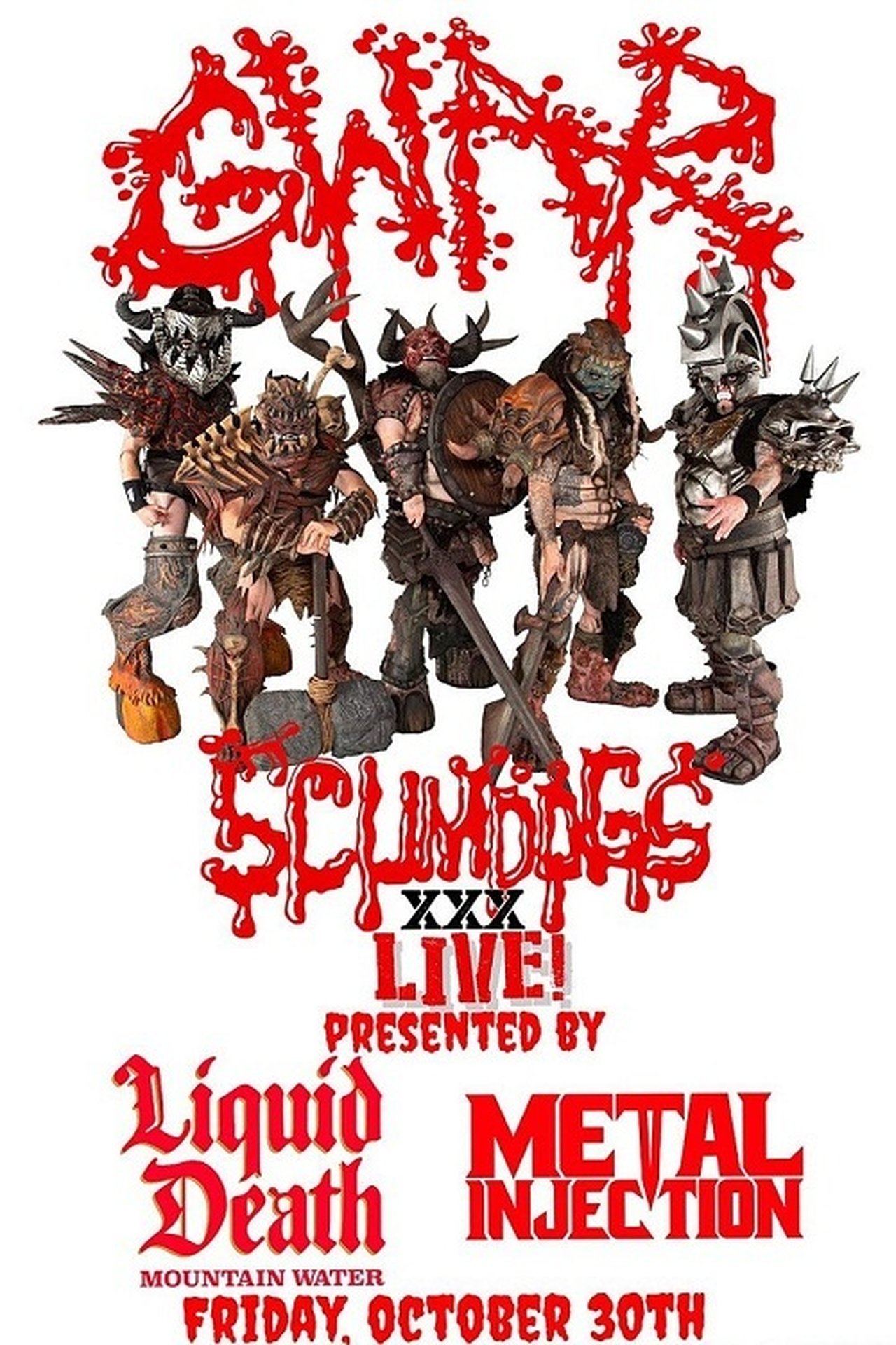 GWAR - Scumdogs XXX Live! The 30th Anniversary Reunion Show
