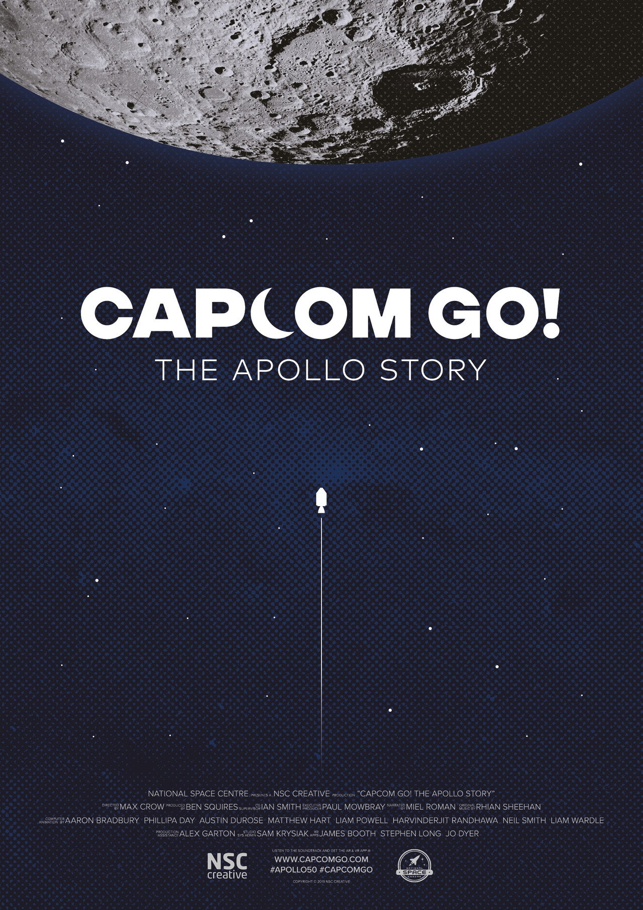 CAPCOM GO! The Apollo Story filmaffisch