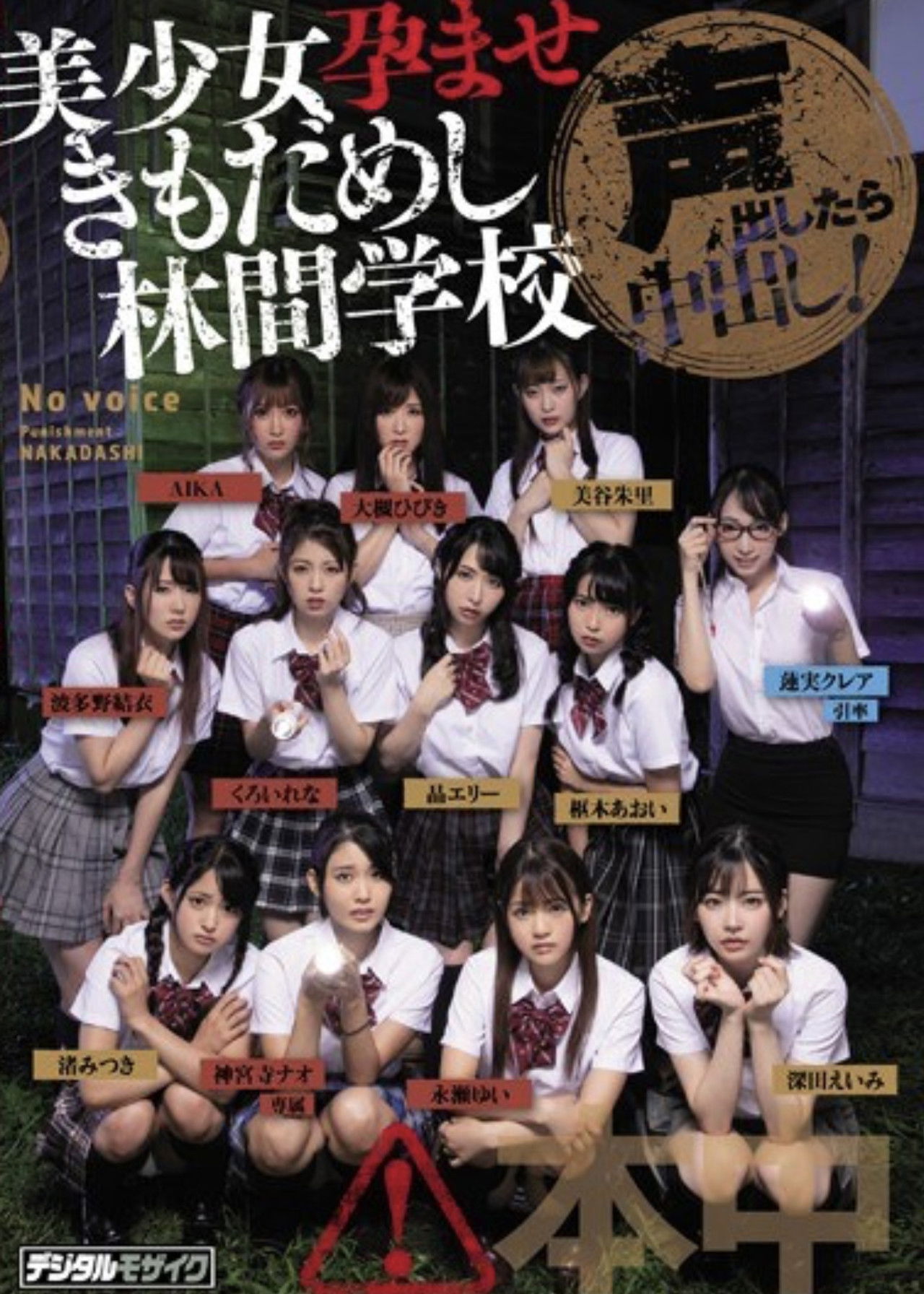 HNDS-068 If She Makes A Sound, She'll Get Creampied! - Beautiful Y********ls Test Their Will Against Guys' Pregnancy Fetishes - Akira Erie (Arai Erie, Yuka Osawa) Backdrop