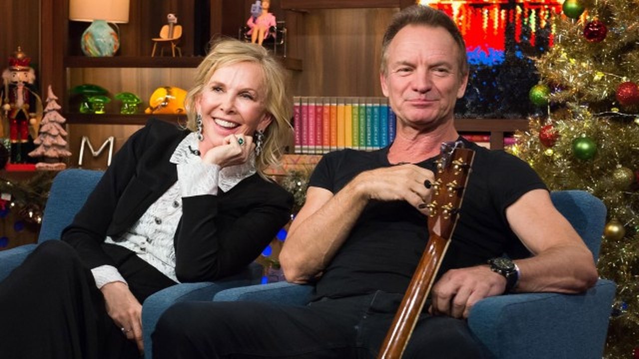 Watch What Happens Live with Andy Cohen - Season 13 Episode 203 : Trudie Styler & Sting