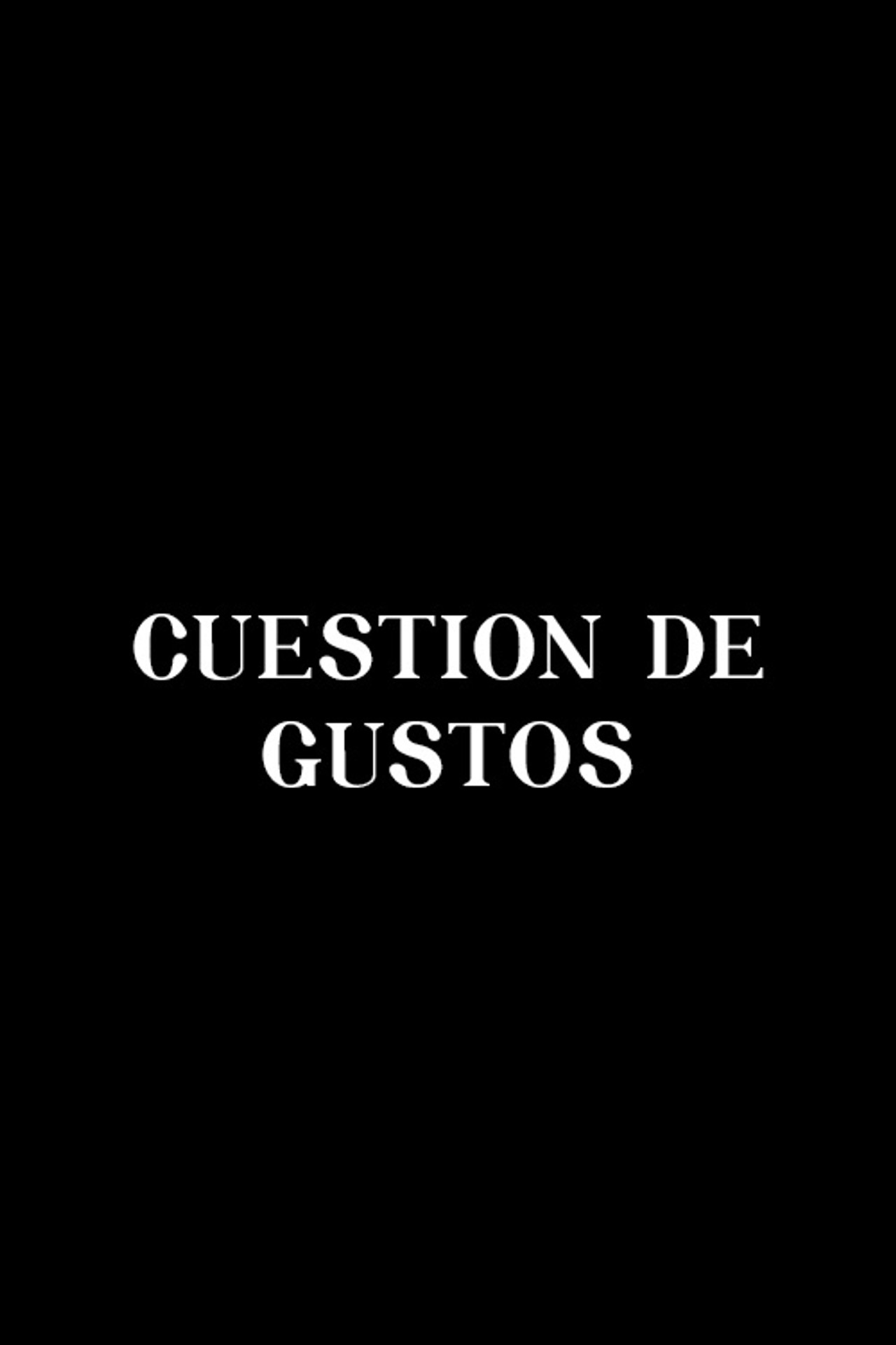Cuestión de gustos Backdrop