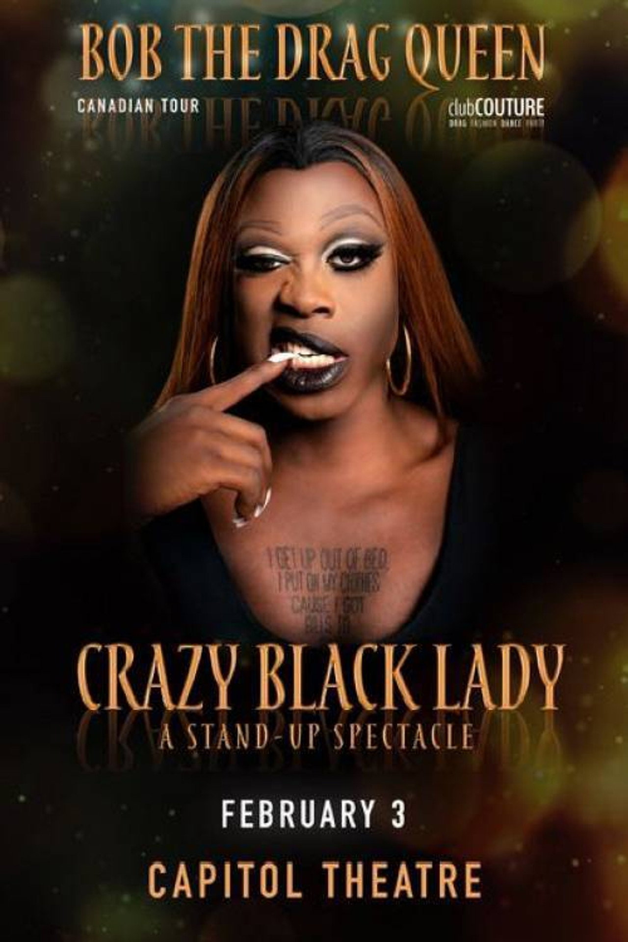 Bob the Drag Queen: Crazy Black Lady Backdrop