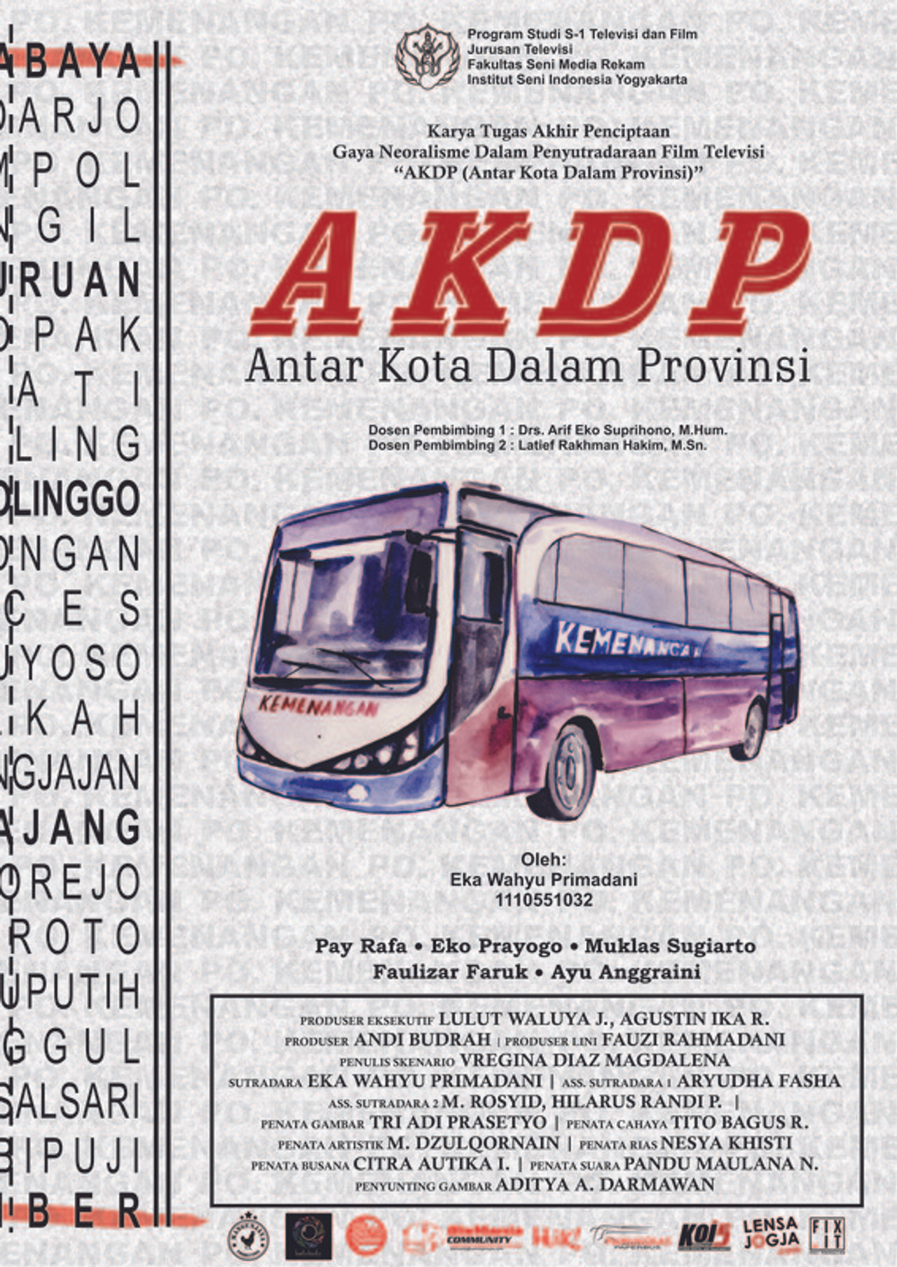 Antar Kota Dalam Provinsi filmaffisch