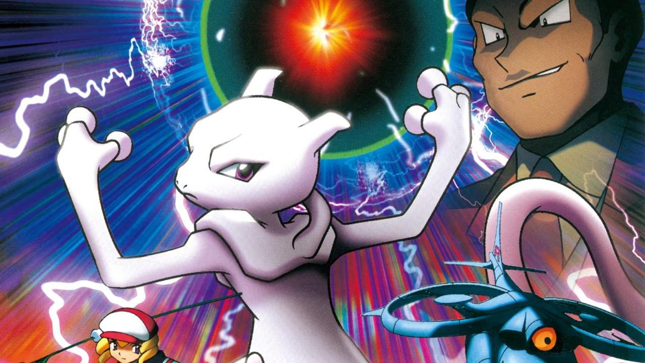 Scen från Pokémon Mewtwo Återkomsten