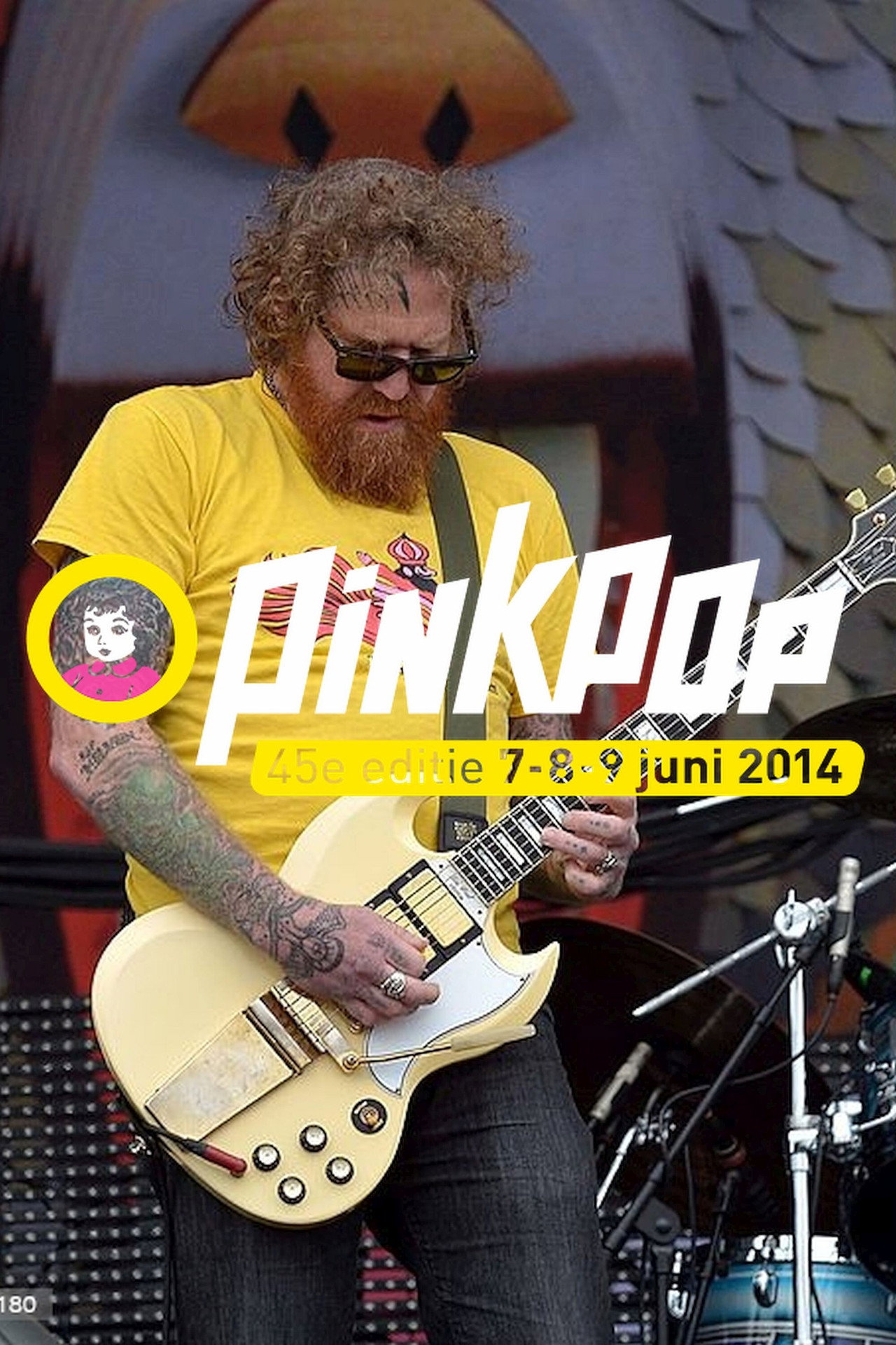Mastodon: Pinkpop Festival 2014 Backdrop