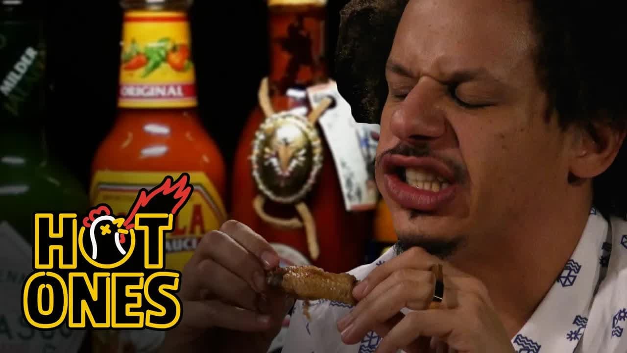 Hot Ones - Season 2 Episode 20 : Eric Andre Turns into Tay Zonday While Eating Spicy Wings