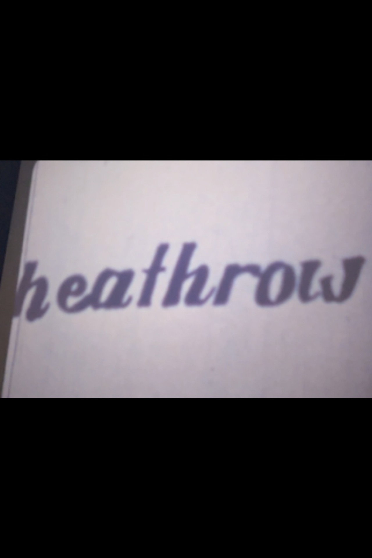 Heathrow filmaffisch
